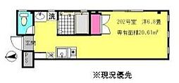 工藤ビル ワンルームの間取図画像