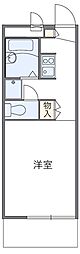 レオパレスカーサアヴェニュー3 1Kの間取図画像