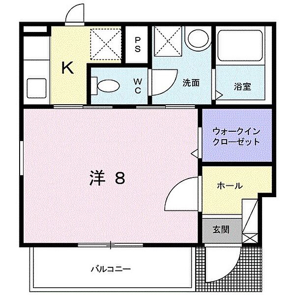 東京都国立市富士見台２丁目(賃貸アパート1K・1階・28.74㎡)の写真 その2