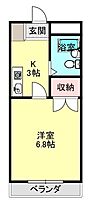 東京都武蔵村山市大南１丁目（賃貸マンション1K・1階・19.57㎡） その1