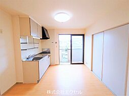 JR青梅線 小作駅 徒歩19分の賃貸アパート 2階2DKのリビング/ダイニング