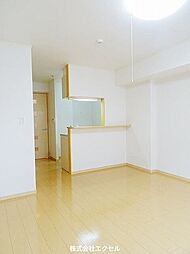 多摩都市モノレール 上北台駅 徒歩14分の賃貸アパート 1階ワンルームのリビング/ダイニング