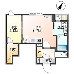 間取図画像 1LDK