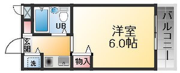 メゾン・ジュリアナ・モンド ｜兵庫県西宮市門戸荘(賃貸マンション1K・1階・18.00㎡)の写真 その2