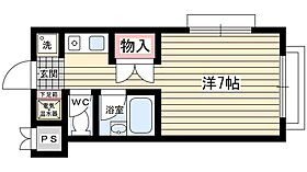 サンライト仁川  ｜ 兵庫県西宮市仁川百合野町（賃貸マンション1R・3階・21.00㎡） その2