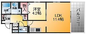 グランクリュ西宮  ｜ 兵庫県西宮市丸橋町（賃貸マンション1LDK・1階・39.71㎡） その2