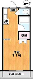 コーポダイメイ ワンルームの間取図画像