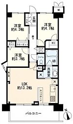 間取図画像 3LDK