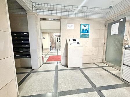 オートロック付きで防犯面も安心です。