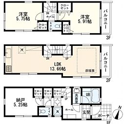 大田区大森南4丁目 新築一戸建て A号棟