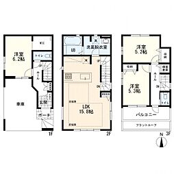 川崎区大島1丁目 新築一戸建て 2号棟