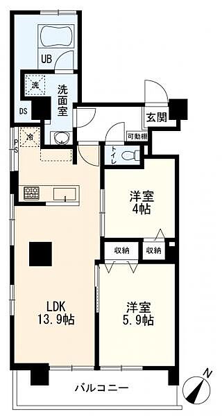間取りを拡大表示