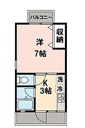 アーバンライフ 1Kの間取図画像