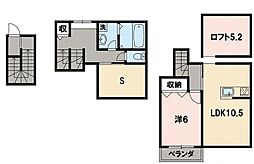 Halelea 1SLDKの間取図画像