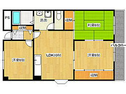 間取図画像 3LDK