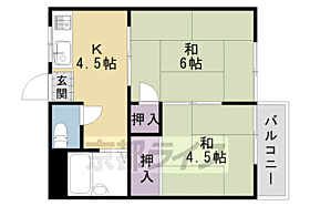 清水ハイツ 202 ｜ 京都府京都市西京区桂上野北町（賃貸アパート2DK・2階・38.00㎡） その2