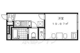 京都府京都市伏見区桃山町和泉（賃貸アパート1K・2階・19.87㎡） その2