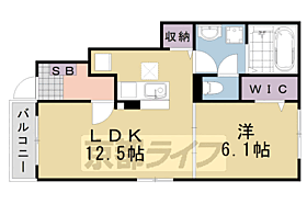 ジェルメ園部III 105 ｜ 京都府南丹市園部町横田4号（賃貸アパート1LDK・1階・44.70㎡） その2