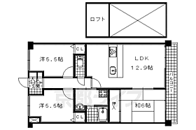 京都府京都市伏見区向島津田町（賃貸マンション3LDK・5階・69.75㎡） その2