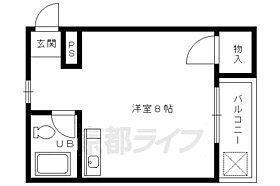 ベルメゾンナカムラ 202 ｜ 京都府長岡京市長岡1丁目（賃貸マンション1K・2階・19.39㎡） その2