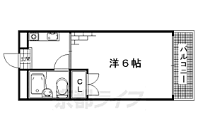 福井マンション 201 ｜ 京都府向日市寺戸町小佃（賃貸マンション1K・2階・18.99㎡） その2