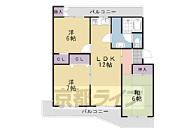 南円明寺ヶ丘団地16棟 101 ｜ 京都府乙訓郡大山崎町円明寺西法寺（賃貸マンション3LDK・1階・71.00㎡） その2