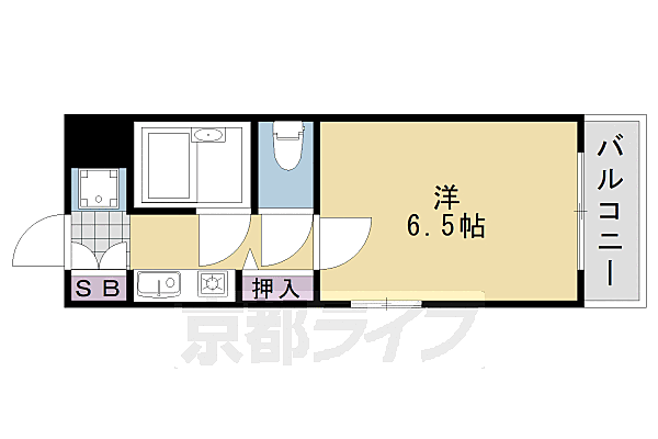 インペリアルジュン 303｜京都府京都市西京区桂野里町(賃貸マンション1K・3階・19.70㎡)の写真 その1