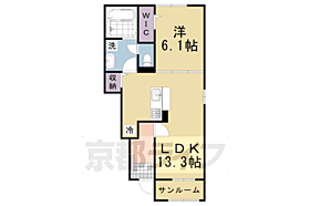 リベルタ美園 103 ｜ 京都府南丹市園部町美園町2号（賃貸アパート1LDK・1階・50.05㎡） その2