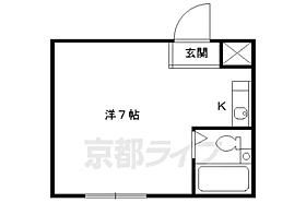 京都府京都市伏見区深草稲荷中之町（賃貸マンション1R・3階・15.44㎡） その2