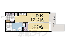 ジュネット京都　久我の杜 410 ｜ 京都府京都市伏見区久我東町（賃貸マンション1LDK・4階・48.15㎡） その2