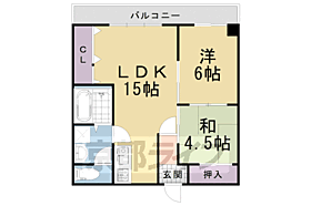 コモド長岡京 206 ｜ 京都府長岡京市今里三ノ坪（賃貸マンション2LDK・2階・51.84㎡） その2