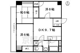 京都府京都市南区上鳥羽苗代町（賃貸マンション3LDK・8階・57.60㎡） その2