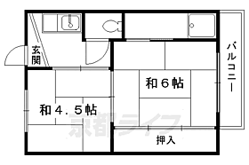 ビレッジハウス長岡 1-409 ｜ 京都府長岡京市粟生畑ケ田（賃貸マンション2K・4階・29.00㎡） その2