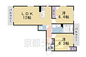 Ｓｈａ　Ｍａｉｓｏｎ　Ｒｅｐｏｓｅｒ 203 ｜ 京都府乙訓郡大山崎町円明寺下金蔵（賃貸マンション2LDK・2階・57.47㎡） その2