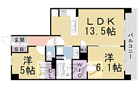 京都府京都市南区唐橋高田町（賃貸マンション2LDK・7階・56.60㎡） その2