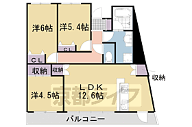 京都府京都市伏見区向島二ノ丸町（賃貸マンション3LDK・3階・70.35㎡） その2