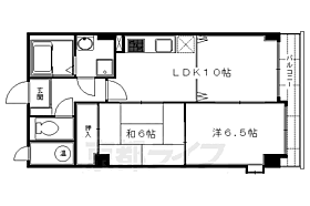 京都府京都市伏見区桃山最上町（賃貸マンション2LDK・3階・53.42㎡） その2