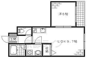 京都府京都市伏見区瀬戸物町（賃貸マンション1LDK・2階・34.88㎡） その2