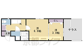 京都府京都市南区吉祥院里ノ内町（賃貸マンション2K・1階・32.08㎡） その2