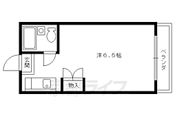 ＳＵＮＬＩＴ 4階1Kの間取り