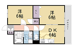 間取図画像 2DK