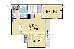 SORAIRO HILLS 空彩ヒルズ 2LDKの間取図画像
