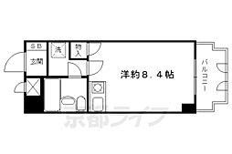 ライオンズマンション京都西陣 ワンルームの間取図画像