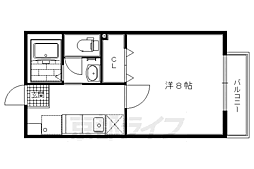 ハイツSEN 1Kの間取図画像