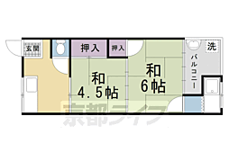 愛宕マンション 2Kの間取図画像