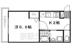 Ａｐｐａｒｔａｍｅｎｔｏ御所東 2階/202