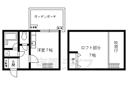 ノースワン 1DKの間取図画像