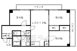 メゾンミソノ 3LDKの間取図画像