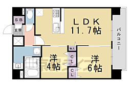 近鉄京都線 十条駅 徒歩10分 7階/-