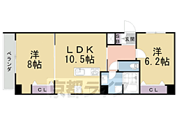 メゾン・グラウコ 2LDKの間取図画像